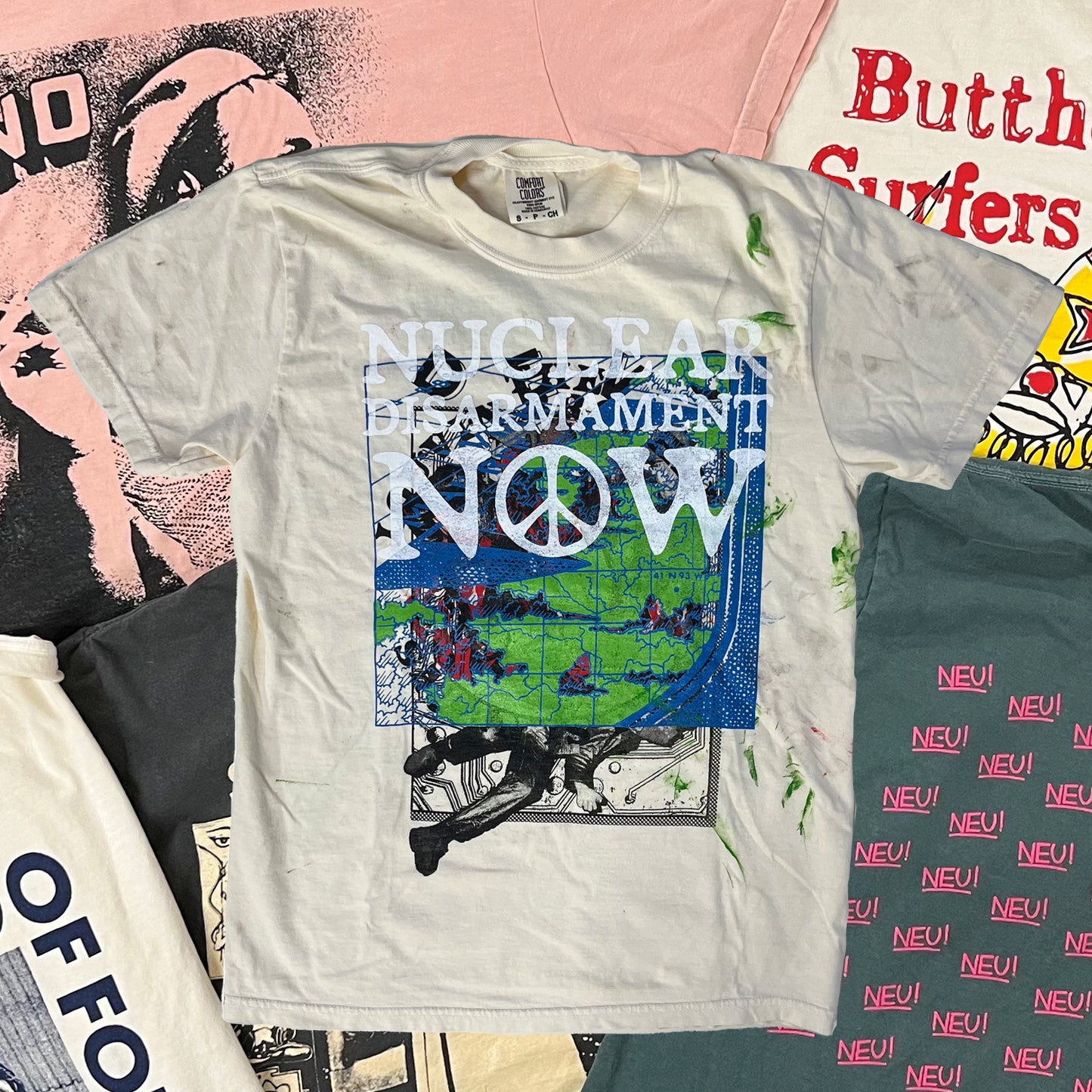 Test Print - #23 Off White T Small